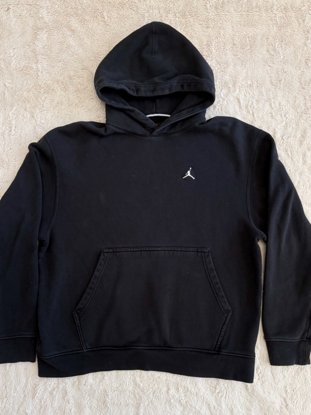 Jordan Hoodie Black Jumpman Pullover Sweatshirt Men’s Athletic